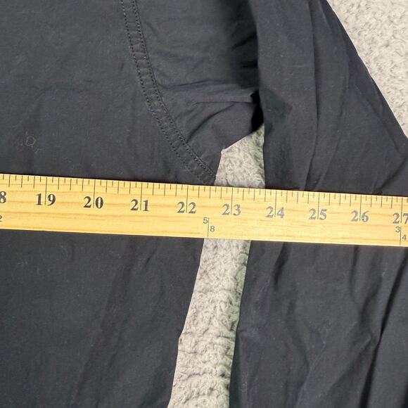 Vintage Ralph Lauren Polo Sport Button Shirt Mens S Black Spell Out Logo Work - Picture 6 of 9